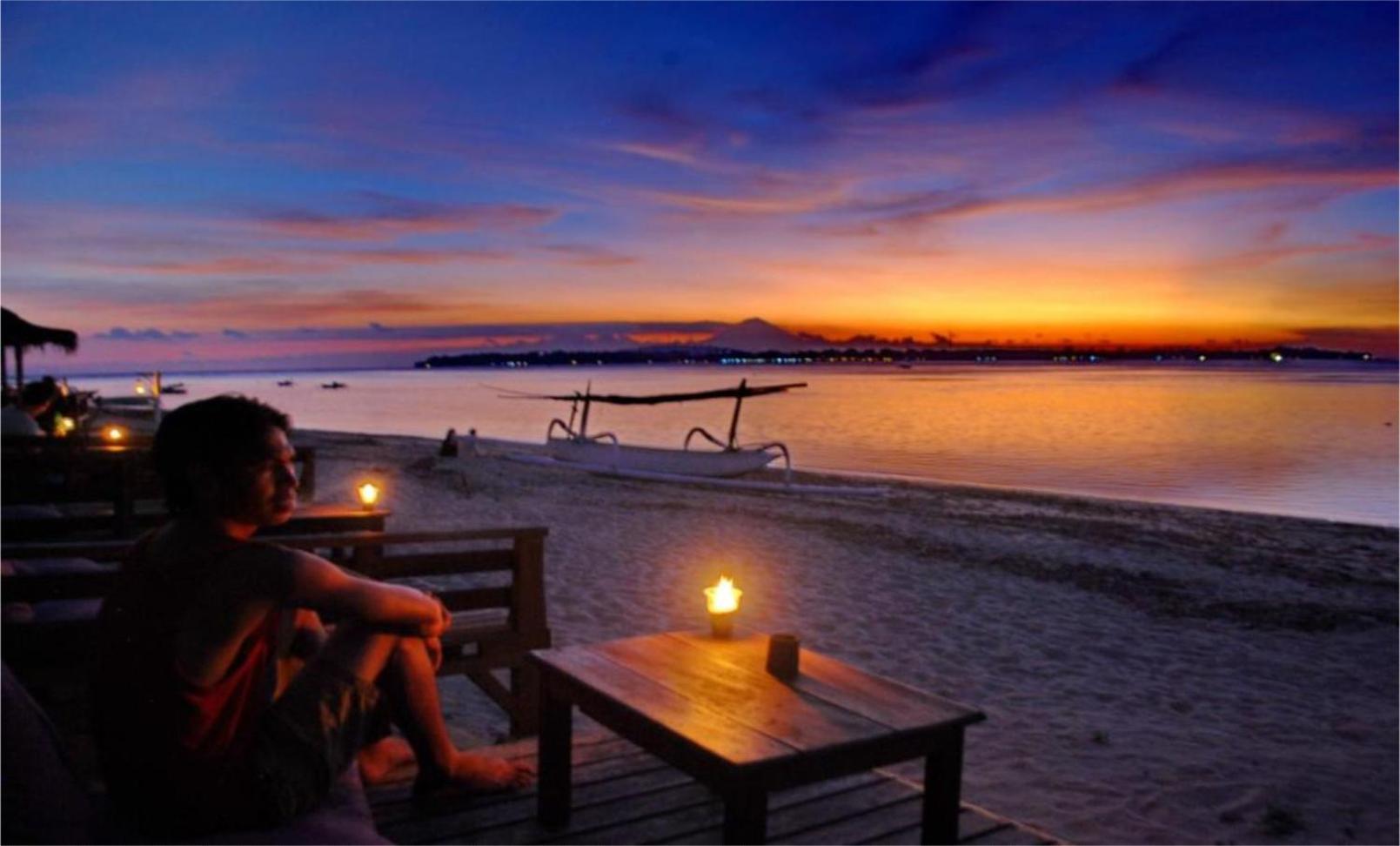 Matahari Bungalow 3 Otel Gili Air Dış mekan fotoğraf